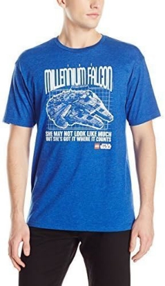 Picture of Star Wars Mens Millennium Falcon Detailed Drawing T-Shirt