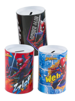 Picture of Spider-Man Tin Coin Savings  Bank