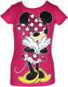 Picture of Youth Girls Fashion Top Shy Minnie Bow Pink
