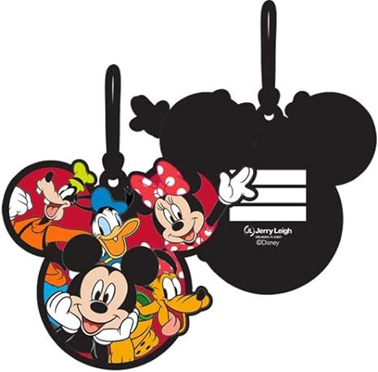 Picture of Disney Mickey Gang Minnie Goofy Pluto Donald Hang on Luggage Tag