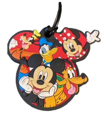 Picture of Disney Mickey Gang Minnie Goofy Pluto Donald Hang on Luggage Tag