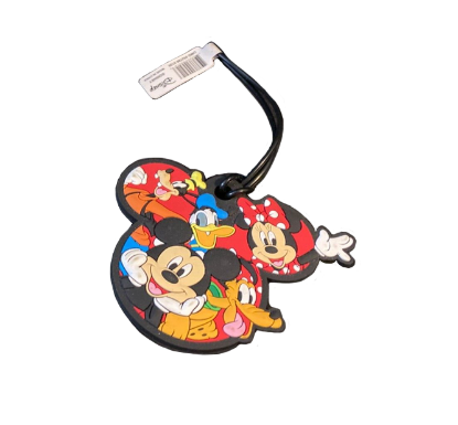 Picture of Disney Mickey Gang Minnie Goofy Pluto Donald Hang on Luggage Tag