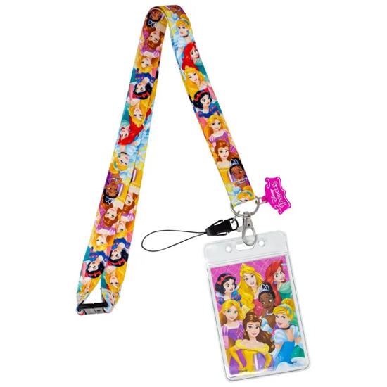 Picture of Disney Princess Lanyard with ID Badge Holder