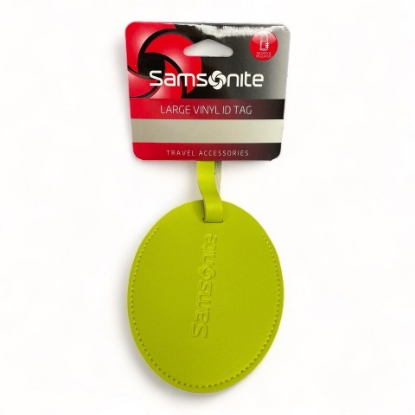 Picture of Samsonite Large Vinyl Id Tag Vivid Green