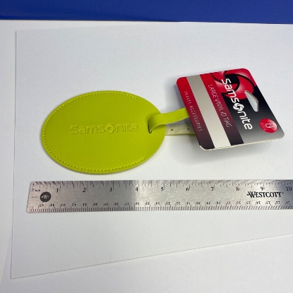 Picture of Samsonite Large Vinyl Id Tag Vivid Green