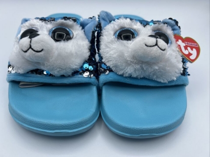 Picture of Ty Slush The Dog  Fashion Sequin Pool Slides Midium