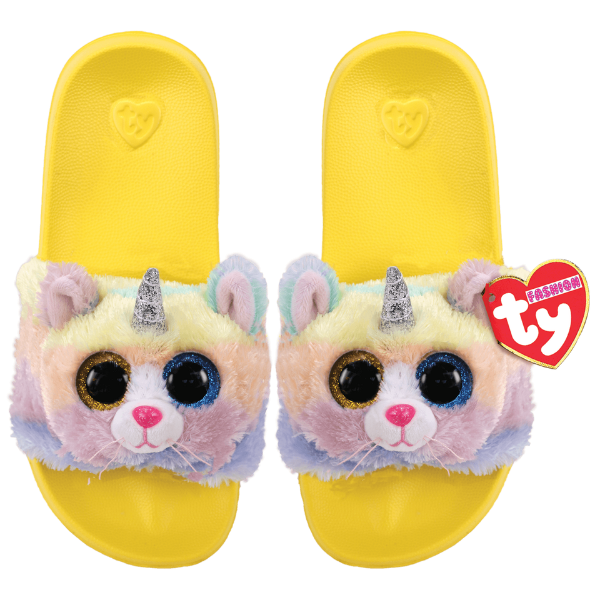 Picture of Ty HEATHER the Cat Kids Fashion Pool Slides Size Small (11-13)