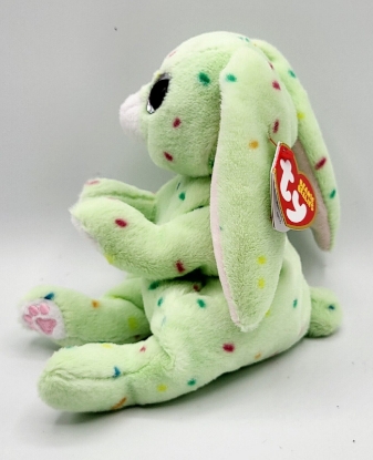 Picture of Ty Beanie Bellie Peridot Green Easter Bunny  6"