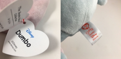 Picture of Ty Beanie Baby Dumbo The Elephant  6"