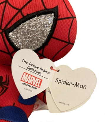 Picture of Ty Spiderman from Marvel Plush Beanie 8 inches