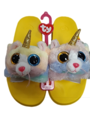 Picture of Ty HEATHER the Cat Kids Fashion Pool Slides Size Small (11-13)