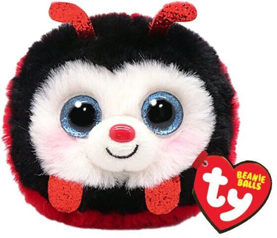Picture of Ty Beanie Balls Izzy Red Ladybug