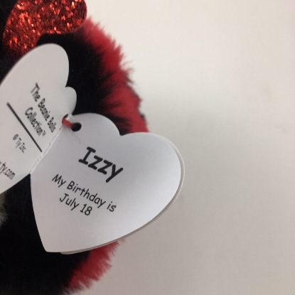 Picture of Ty Beanie Balls Izzy Red Ladybug