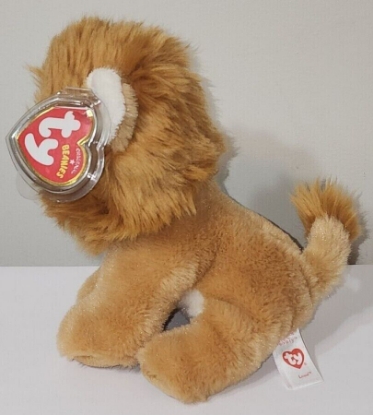 Picture of Ty Beanie Babies Louie Lion Plush Medium 9 Inch
