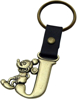 Picture of Disney Mickey Mouse Letter J Brass keychain