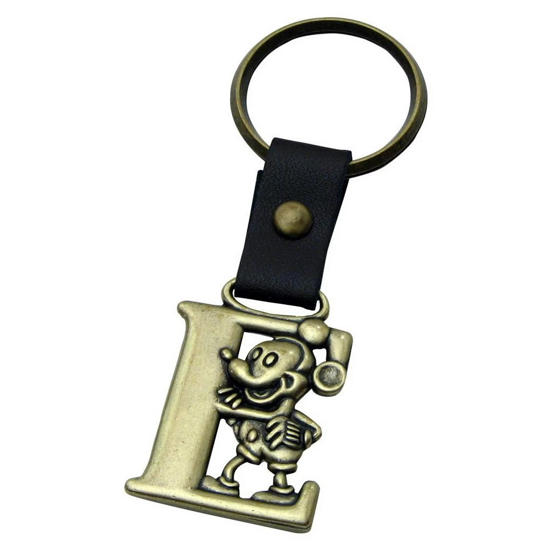 Picture of Disney Mickey Mouse Letter E Brass Keychain