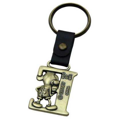 Picture of Disney Mickey Mouse Letter E Brass Keychain