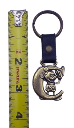 Picture of Disney Mickey Mouse Letter C Brass Key Chain
