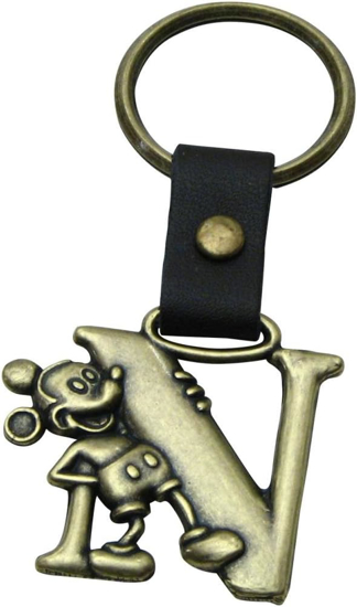 Picture of Disney Mickey Mouse Letter N Brass Key Chain