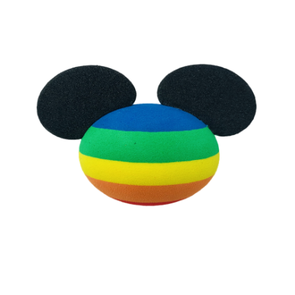 Picture of Disney Stitch Face and Mickey Rainbow Antenna Topper