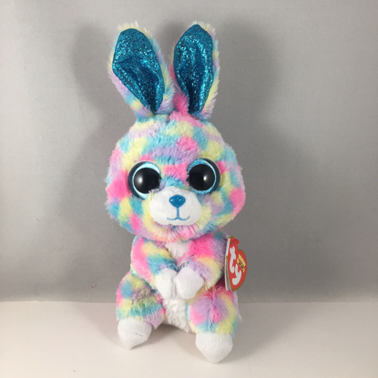 Picture of Ty Beanie Boos Ty Hops The Blue Easter Bunny (6 inch) Plush Toy