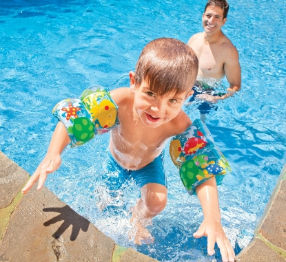 Picture of INTEX Swimming Inflatable Arm Floating Bands  (Multicolor)