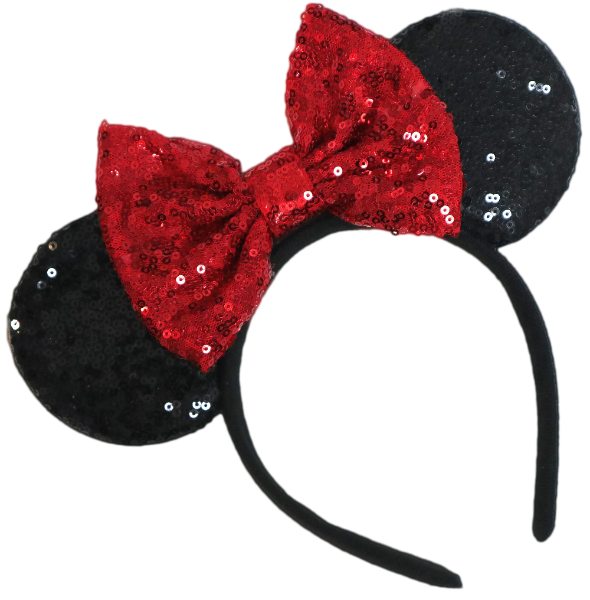 Picture of Disney Minnie Red Sparkle Ears Headband