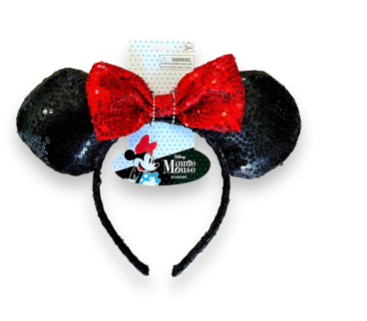 Picture of Disney Minnie Red Sparkle Ears Headband