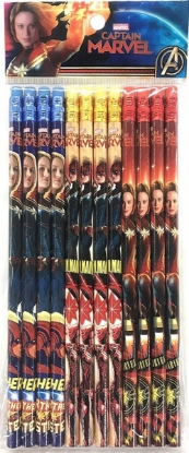 Picture of Marvel Captain 12 Pencils Pack Wooden
