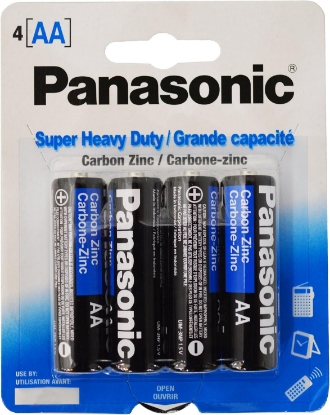 Picture of Panasonic Heavy Duty AA Battery 4 Pack