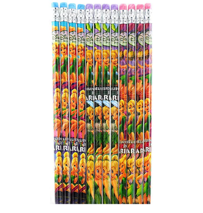Picture of Disney Tinkerbell Fairy Tales Character 12 Wood Pencils Pack