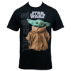 Picture of Star Wars The Mandalorian The Child Character Kids Black T-Shirt-Large (10-12)