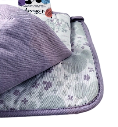 Picture of Disney Minnie Mouse Rare Lavender Purple Over Sized Oven Mitt and Pot Holder
