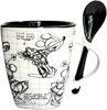 Picture of Disney Mickey Mouse Drawing Sketch 11oz Mug With Spoon