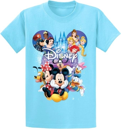 Picture of Disney Youth Tee Shirt Spectacular Cast Blue