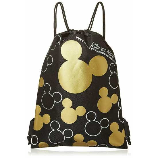 Picture of Disney Mickey Mouse Drawstring Backpack Gold and Silver