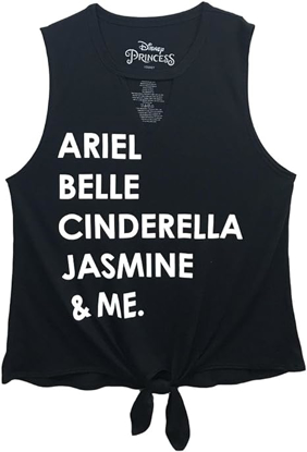 Picture of Disney Junior Princess Ariel Belle Cinderella and Me Tank Top Small