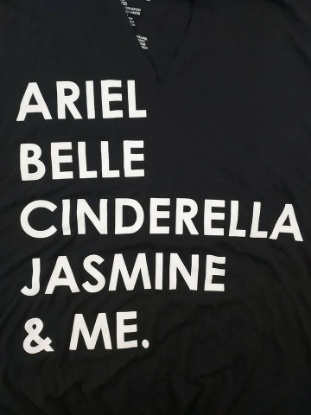 Picture of Disney Junior Princess Ariel Belle Cinderella and Me Tank Top Small