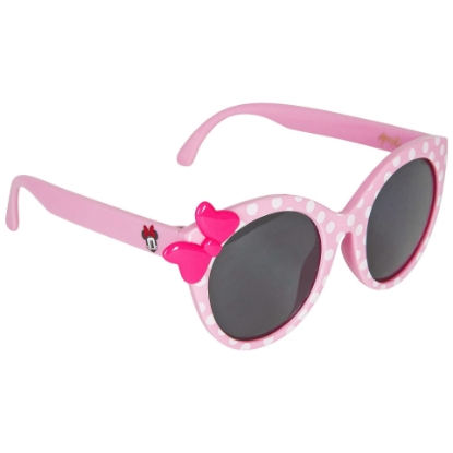 Picture of Disney Minnie Mouse Pink and White Polka Dot  Youth Cat Eye Sunglasses