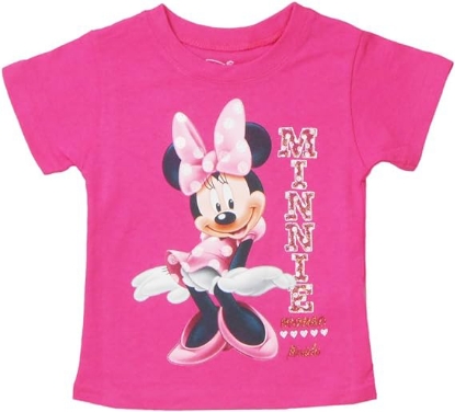 Picture of Disney Minnie Sassy Toddler Girls T-Shirt Pink 2T