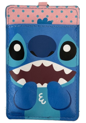Picture of Disney Stitch Lanyard With Deluxe Faux Leather Card Holder