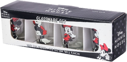 Picture of Disney Minnie Mouse Classic Poses 4-Pack Mini Shot Glass Set 1.5 Ounces