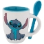 Picture of Disney Lilo & Stitch Character Name Ceramic Espresso Mug with Spoon 11oz