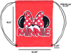 Picture of Disney Minnie Mouse Ears Drawstring Tote Bag
