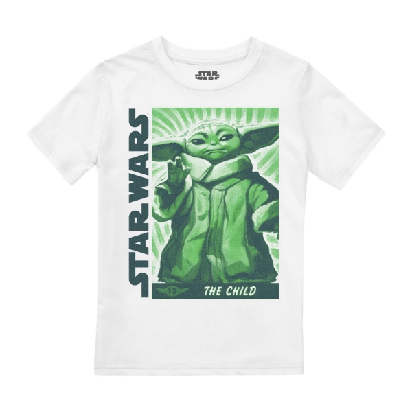 Picture of Disney Star Wars The Mandalorian The Child Character Ringer  Youth Tee (11-12)