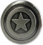 Picture of Marvel Captain America Shield Silver Pewter Lapel Pin