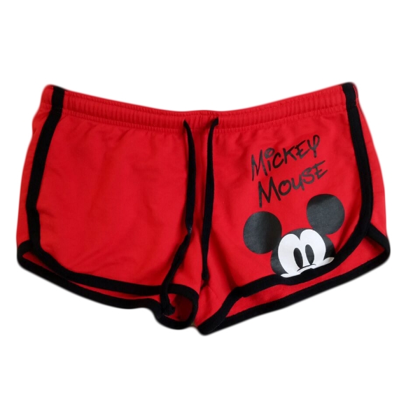 Picture of Disney  Mickey Mouse Women's Red Beach Shorts Medium