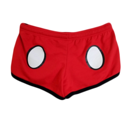 Picture of Disney  Mickey Mouse Women's Red Beach Shorts Medium