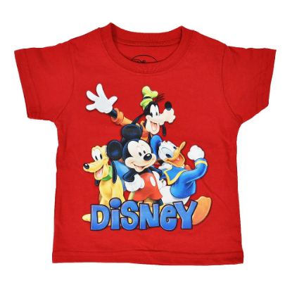 Picture of Disney Mickey Mouse Clubhouse and Pals Toddler Boys T-Shirt Red Size: 3T