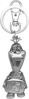 Picture of Disney Frozen Olaf Pewter Key Ring